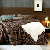 100% Natural Cotton Leopard Print Duvet Cover